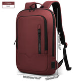 Heroic Knight Laptop Work Backpack Slim Men Waterproof Multifunctional 15.6"17" Business Trip Backpack Fashion Male School Bag