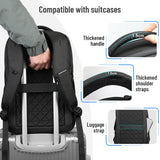 HK Multifunctional Business Backpack Men Large Capacity Travel Backpack Waterproof 17.3" Laptop Bag With USB Office Work Daypack