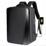 Usb E-sports Men's Backpack Men's Hard Shell Bike Bag Trendy Cool Large Capacity Computer Business Office Waterproof Travel Bag