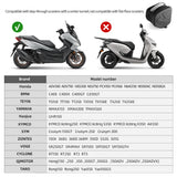 Rhinowalk Motorcycle Tunnel Bag Hard Shell Scooter Fuel Tank Bag Travel Luggage Storage Bag Accessories