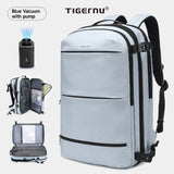 Tigernu Expandable Vacuum Compression 27L-37L Hiking Travel Laptop Backpack For 17inch Storage Pack Luggage With USB Port