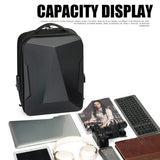 Men's Expandable Computer Backpack Large Capacity Business Travel Trip Luggage Bag E-Sports Game Hard Shell Backpack