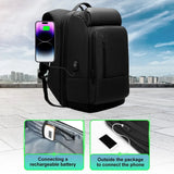 18” Large Capacity Male Laptop Men's Backpack Bag Waterproof USB Charging Multifunction Business School Backpacks