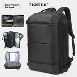 Tigernu Expandable Vacuum Compression 27L-37L Hiking Travel Laptop Backpack For 17inch Storage Pack Luggage With USB Port