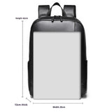 Fashionable and simple backpack, men's business laptop bag, large capacity, splash-proof, suitable for daily commuting, travel