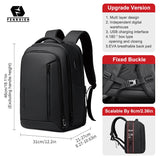 FENRUIEN backpack, men's 16-inch laptop bag, large capacity, expandable thickness, increased capacity travel bag