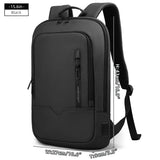 Heroic Knight Laptop Work Backpack Slim Men Waterproof Multifunctional 15.6"17" Business Trip Backpack Fashion Male School Bag