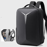 Large Capacity Business Hard Shell Backpack Men's High Sense Casual Waterproof Reflective Laptop Backpack USB Men's Schoolbag