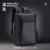 New EVA hard shell bag casual and light business backpack men's trendy cool backpack 15.6 inch anti-theft computer