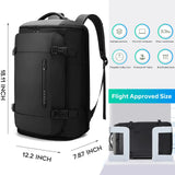 BANGE Multi New Men Backpack Sports Travel Business Large Capacity Dry and Wet Separation Outdoor Hiking with Shoe Compartments