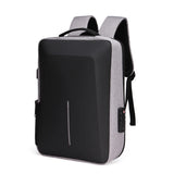 Men's Casual Hard Shell Backpack Anti-theft Backpack High Capacity Travel USB Charging Bag Fasion Business Computer Bag For Male