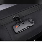 Large Capacity Student Password Lock Schoolbag Hard Shell Backpack Men's New Waterproof Laptop Bag Fashion Motorcycle Riding Bag