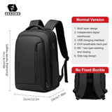 FENRUIEN backpack, men's 16-inch laptop bag, large capacity, expandable thickness, increased capacity travel bag