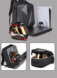 Large capacity laptop bag hard shell backpack men's e-sports helmet motorcycle bag 18 inch business travel anti-theft backpack