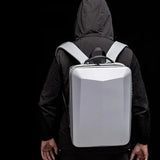 Men's Fashion Large Capacity Backpack Travel Lightweight Breathable PC Hard Shell Backpack Business Waterproof Computer Bag