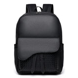 Men's casual PU leather large capacity backpack travel bag school bag mochila mochilas de hombre backpack men backpacks