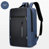 1 Pack 15.6 Inch Men's Business Computer Bag Multi-pocket High-capacity Usb Charging Work Commuting Backpack