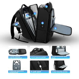 18” Large Capacity Male Laptop Men's Backpack Bag Waterproof USB Charging Multifunction Business School Backpacks