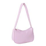 ZINZ Soft PU Leather Women Shoulder  Bags Casual Solid Color Small Top-Handle Handbags Ladies Fashion Shoulder Bags