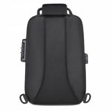 Anti-theft Combination Lock Chest Bag Cycling Crossbody Pack Hard Shell Business Backpack Sports Trip Shoulder Bag USB Interface