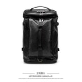 Adult Business Backpack Multi functional Handheld Travel Bag Rainproof Lightweight Leather Outdoor Men's Leisure Bag
