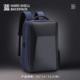 New EVA hard shell bag casual and light business backpack men's trendy cool backpack 15.6 inch anti-theft computer