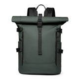 New Shoulder Bag Men's Senior Sense of Business Computer Outdoor Leisure Rolled Edge Travel Backpack Fashion Commuting