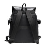 New Style Backpack Men's Business Casual Backpack Men Large Capacity Travel Backpack Hasp Laptop Bag PU Leather School Bag