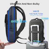 HK Slim 15.6 inch Laptop Backpack for Men Waterproof Business Backpack Anti-Theft School Bag Travel Daypacks for Daily Commute