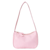 ZINZ Soft PU Leather Women Shoulder  Bags Casual Solid Color Small Top-Handle Handbags Ladies Fashion Shoulder Bags