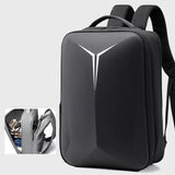 Large Capacity Business Hard Shell Backpack Men's High Sense Casual Waterproof Reflective Laptop Backpack USB Men's Schoolbag