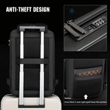 Men's 15.6" Laptop Hard Shell Backpack Waterproof Anti-theft Expandable TSA Lock Gaming Pack Luxury Business Backpack USB Charge