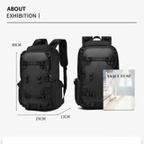 Ozuko Mochila backpack Skateboard Outdoor Sports Backpack 17 Inch Laptop Multifunction Waterproof Travel Bag For Man