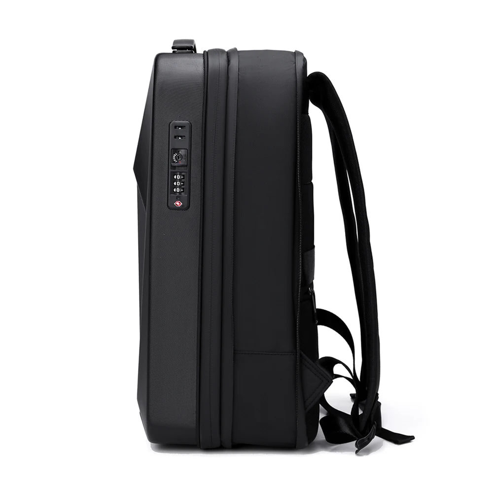 17 inch laptop backpack tsa and many compartments Men's 17" Laptop Hard Shell Backpack Waterproof Anti-theft Expandable – zinmark