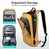 Heroic Knight Thin Male Work Backpack Multifunctional Fashion 15.6 In Laptop Backpack Casual Waterproof Business Travel Daypack
