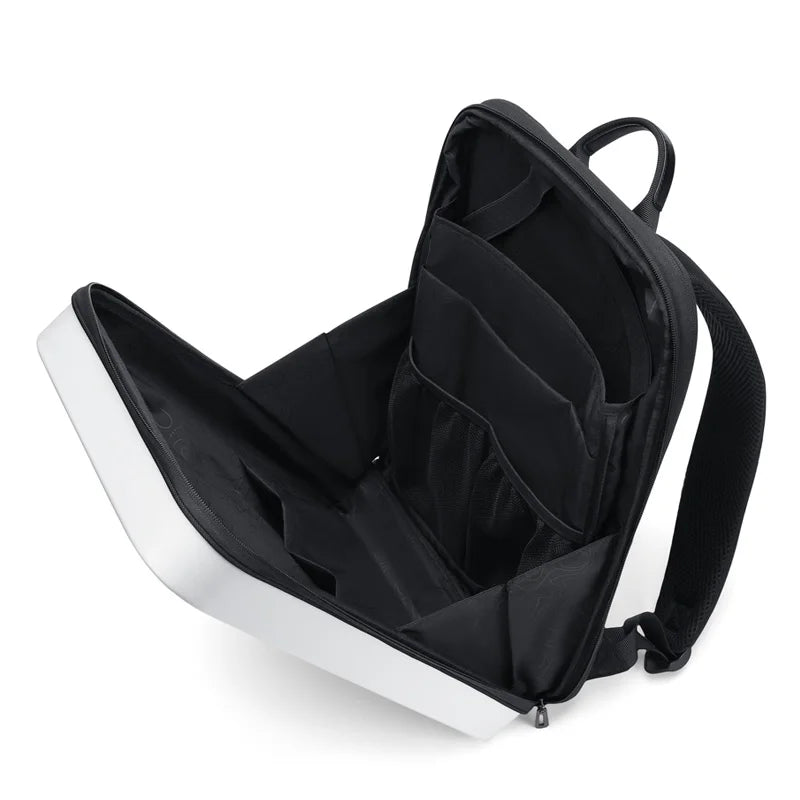 black white men designer laptop backpack GOLF Laptop Backpack Hardshell Slim Men Business Backpack Designer Fa – zinmark