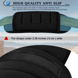 ZINZ 2P 3D-Cushion Tactical Shoulder Strap Pad for Vest Carrier, Thick & Breathable Soft Pad with Tactical Gear for Men