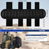 ZINZ 2-Pack Ultra-Thick Shoulder Pad, Anti-Slip & Breathable Cushion for Crossbody Bags and Luggage, Long & Comfortable Fit, Black