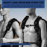 ZINZ 2-Pack Ultra-Thick Shoulder Pad, Anti-Slip & Breathable Cushion for Crossbody Bags and Luggage, Long & Comfortable Fit, Black