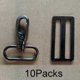 ZINZ zinc alloy hook and buckle adjustment buckle set is suitable for shoulder straps, bag straps, etc.