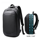 Heroic Knight Men’s Laptop Backpack 17 Inch Business Backpack Expandable Travel Backpack Waterproof USB Charging Office Mochila