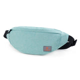 Fanny Pack for Women Casual Fanny Pack Canvas Belt Bag Blue