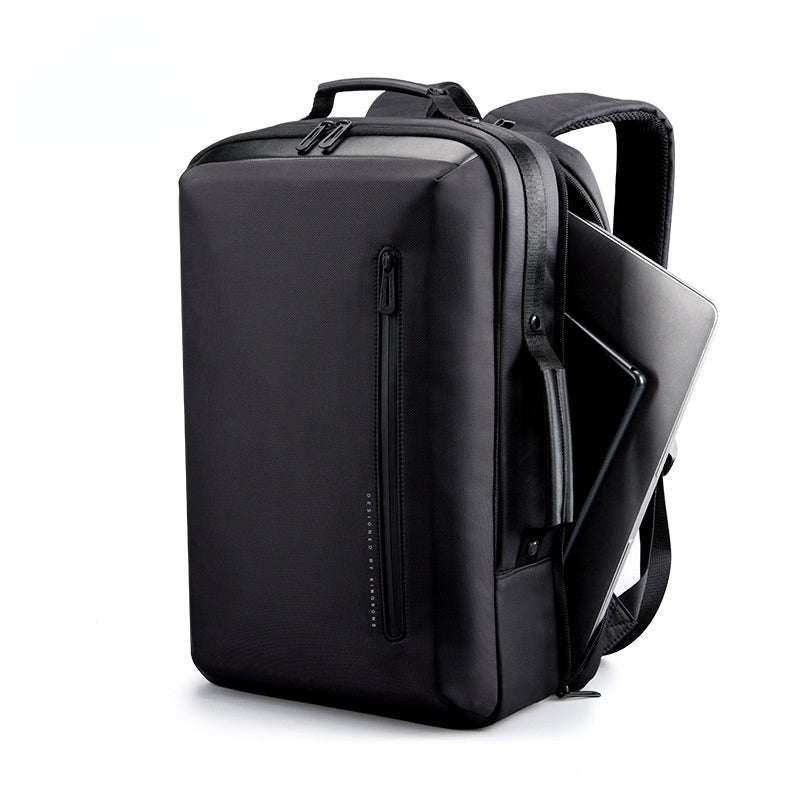 Laptop Backpack Black 15.6inch with Handle USB Charging Hidden Pocket Business Backpack