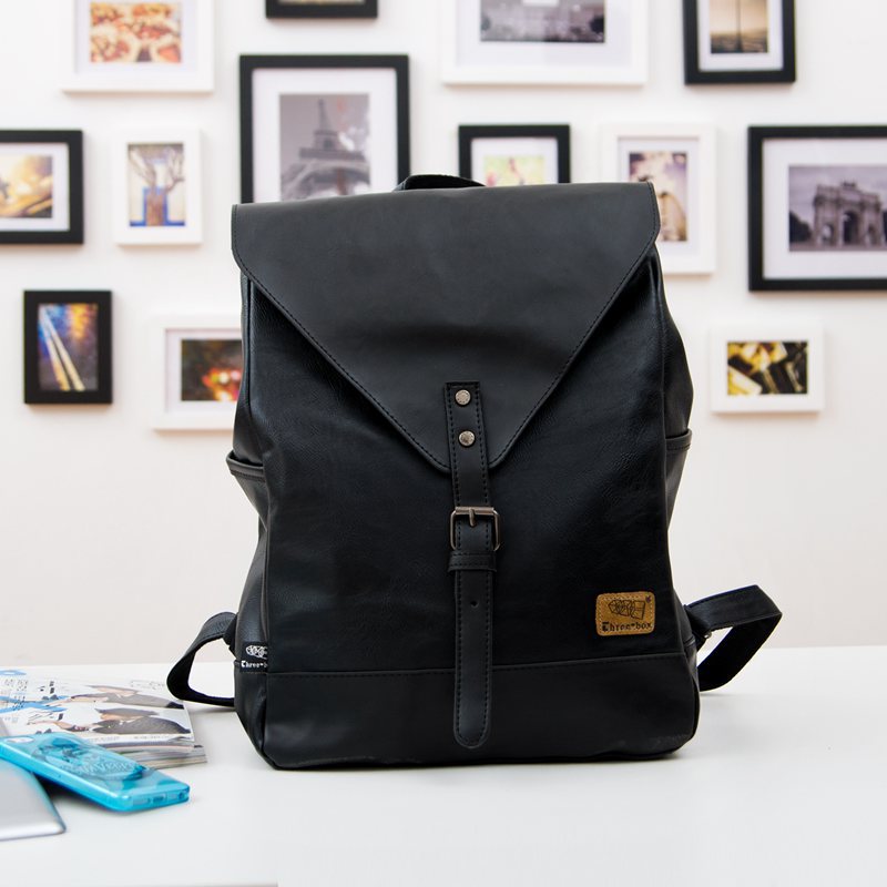 Stylish Vintage Leather Backpack for Women Travel Backpack PU Leather Business Bag Large Laptop Bag