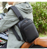 Crossbody Sling Bags for Men Expandable Anti-theft Shoulder Waterproof Short Travel Chest Bag