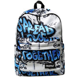 Fashion  Doodle Backpack for Men Women Lightweight Waterproof