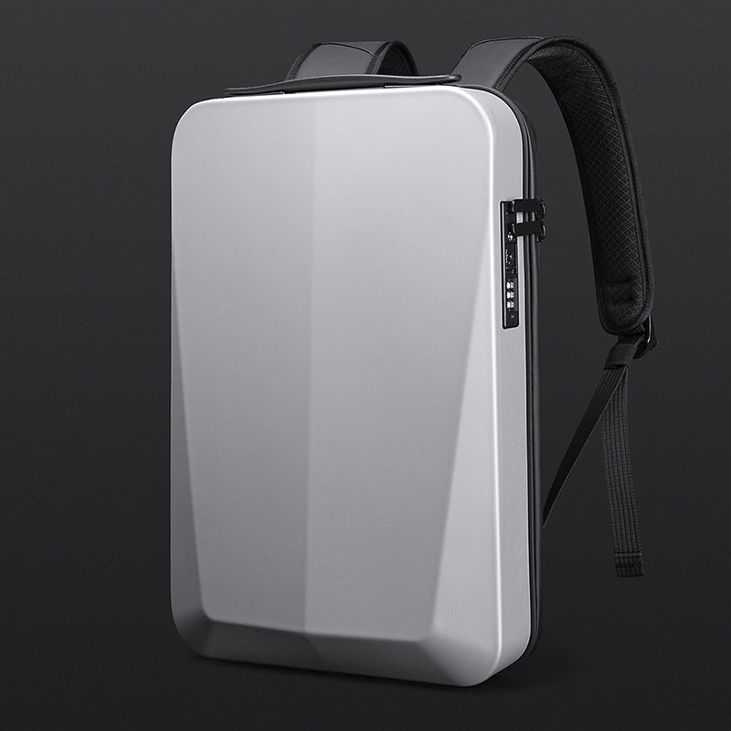 Hard Shell Backpack with Lock Anti-theft 15.6inch Waterproof Backpack ...