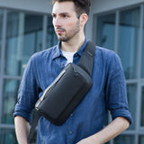 Crossbody Sling Crossbody Bag Short Trip Water-repellent Sling Pack Oxford Male Messenger Shoulder Bag