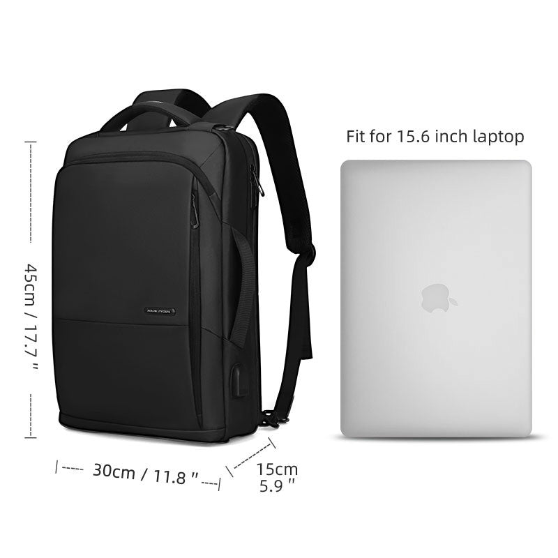 Convertible Backpack with Carry Handles Expandable 39L Carry-on Backpack Waterproof USB Charging Port