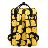 Backpack for Ladies laptop Canvas School Travel Backpack Printing Book Packbags